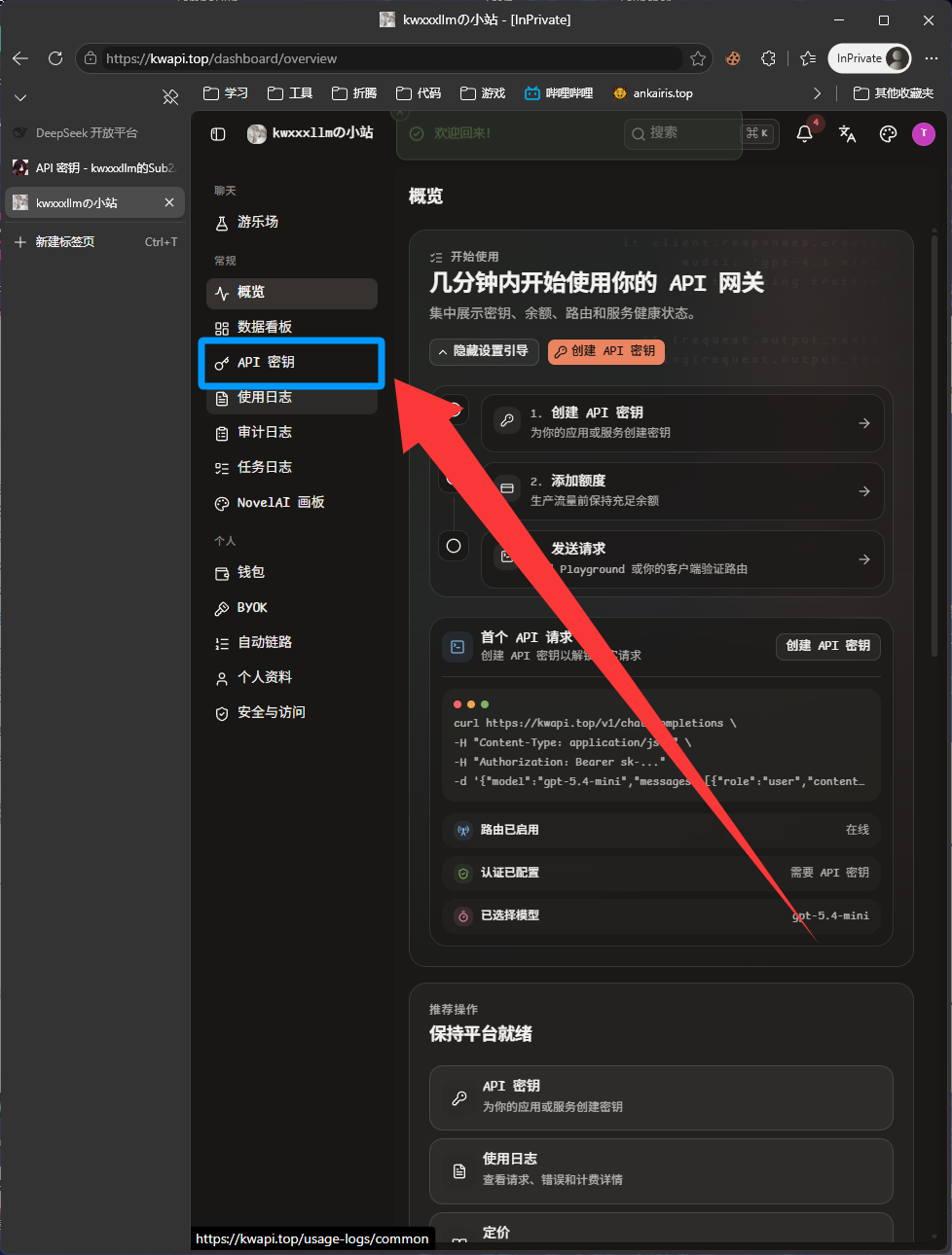 控制台概览